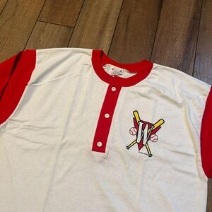 Vintage Winston Baseball Raglan T Shirt‎ Men's size Large Cigs RJRTC